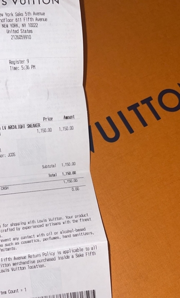 SOLD!!!! LV Louis Vuitton ArchLight Sneakers - Picture 8 of 8